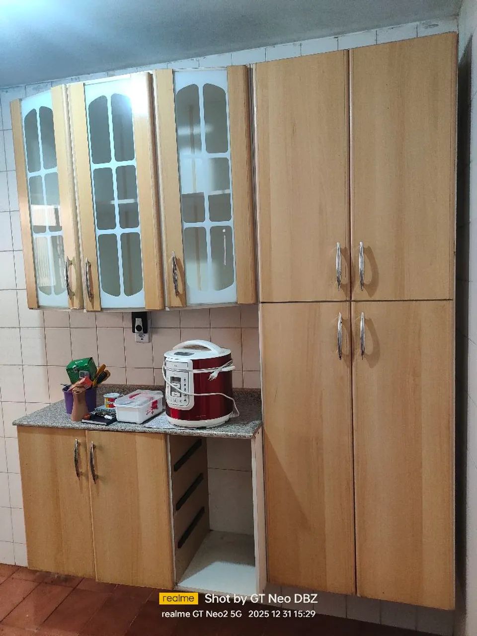 Armário cozinha com balcão completo