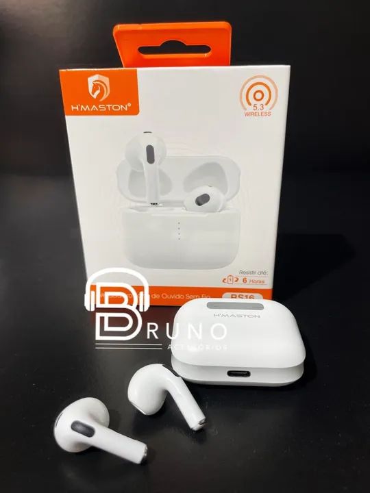Fone de Ouvido Bluetooth H'MASTON DS16 - Novo