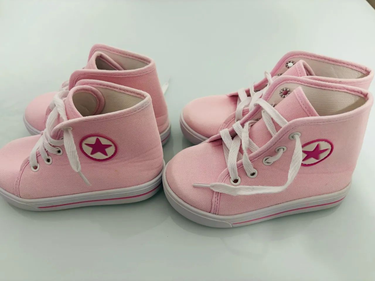 Tênis Rosa Bebê - Novo - Foto 2