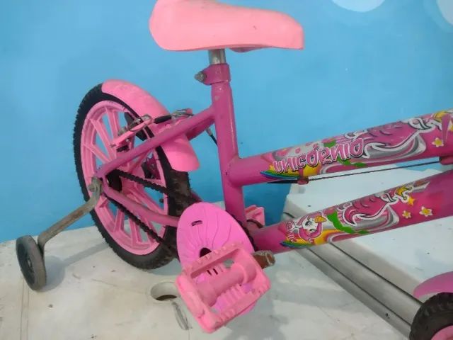  Bicicleta Infantil Aro 16 P/ Menina Com Acessórios - Foto 3
