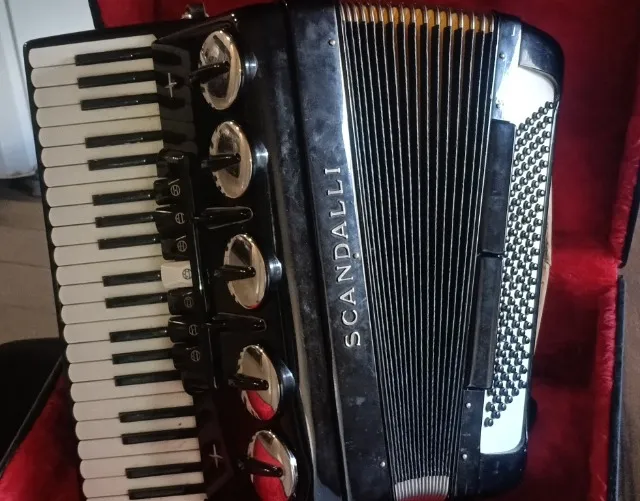 Acordeon scandalli 120 baixos
