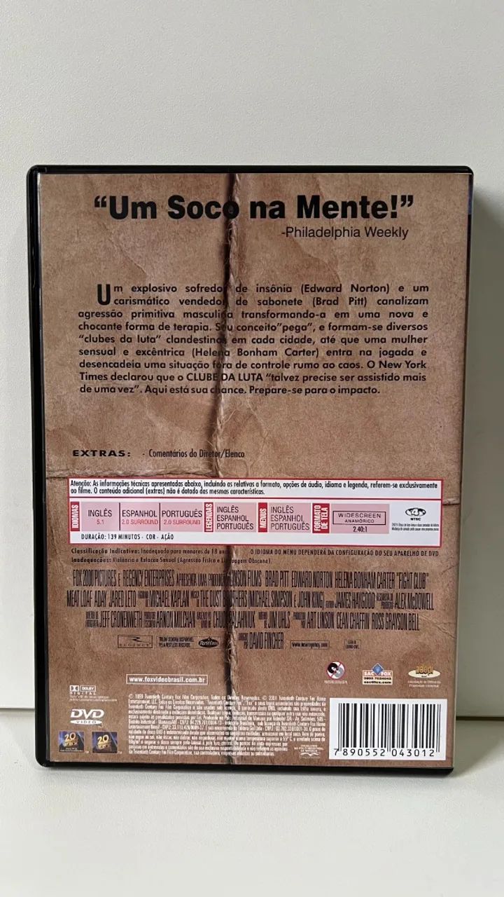 DVD - Clube da Luta - Foto 2