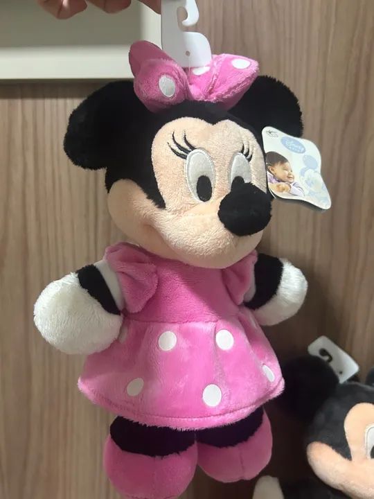 Par de Pelúcias Mickey e Minnie - Foto 3