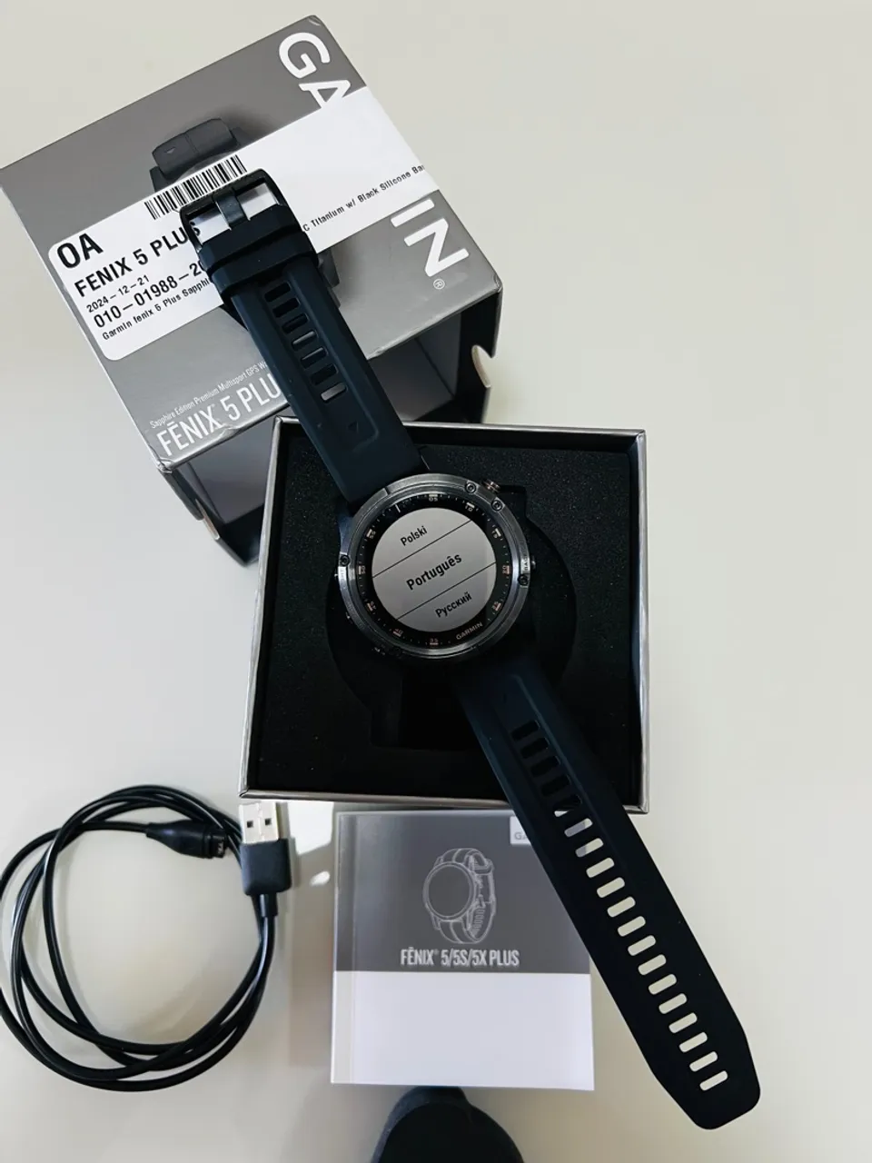 Garmin Fenix 5 Plus Safira