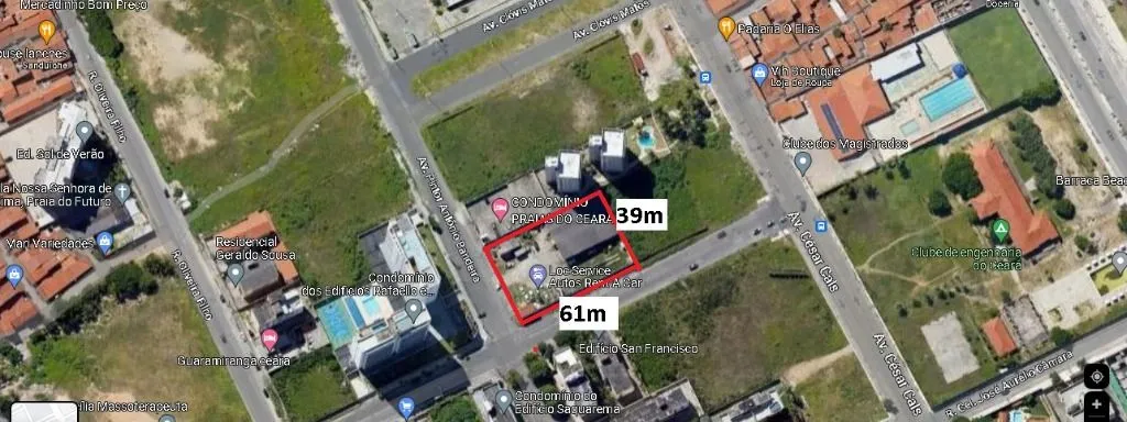 Terreno à venda, 2379 m² por R$ 2.800.000,00 - Praia do Futuro - Fortaleza/CE
