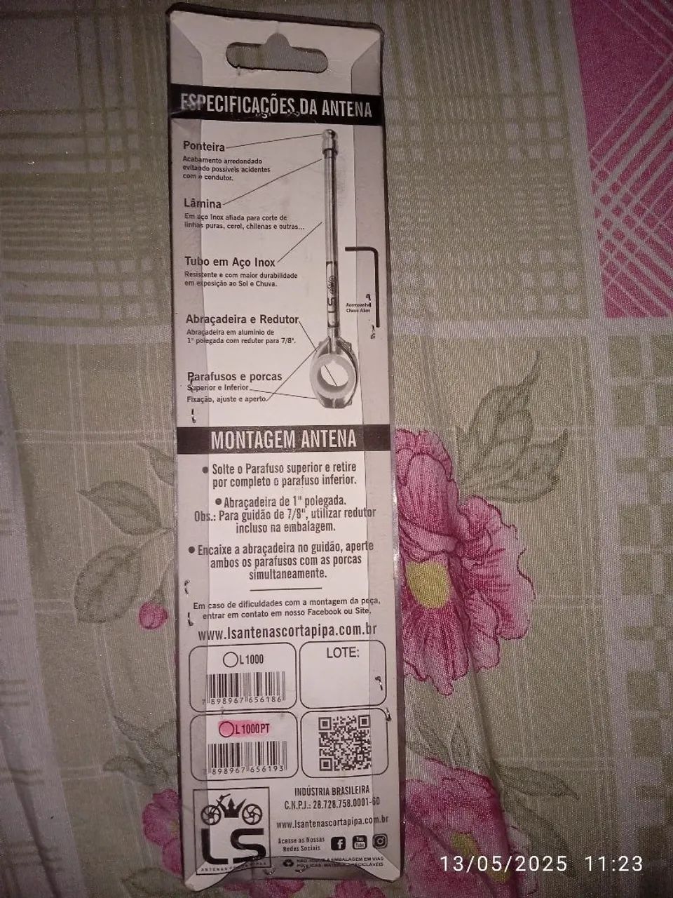 Antena Corta Pipas Moto marca LS 6 estágio  - Foto 2