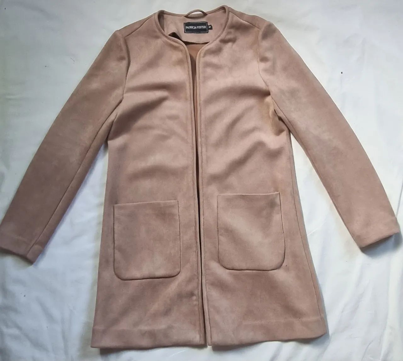 Casaco longo suede 38 uma graça - Foto 3