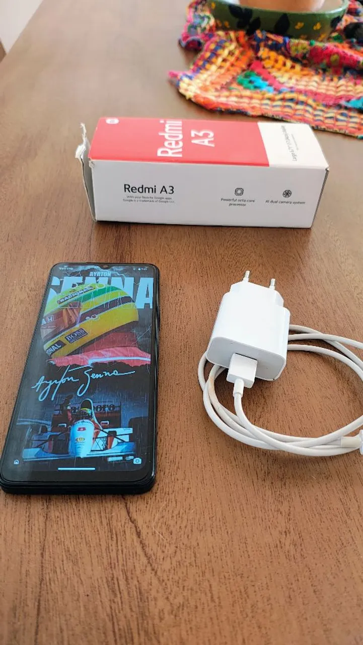 Redmi A3 3 meses de uso com tudo completo novo novo