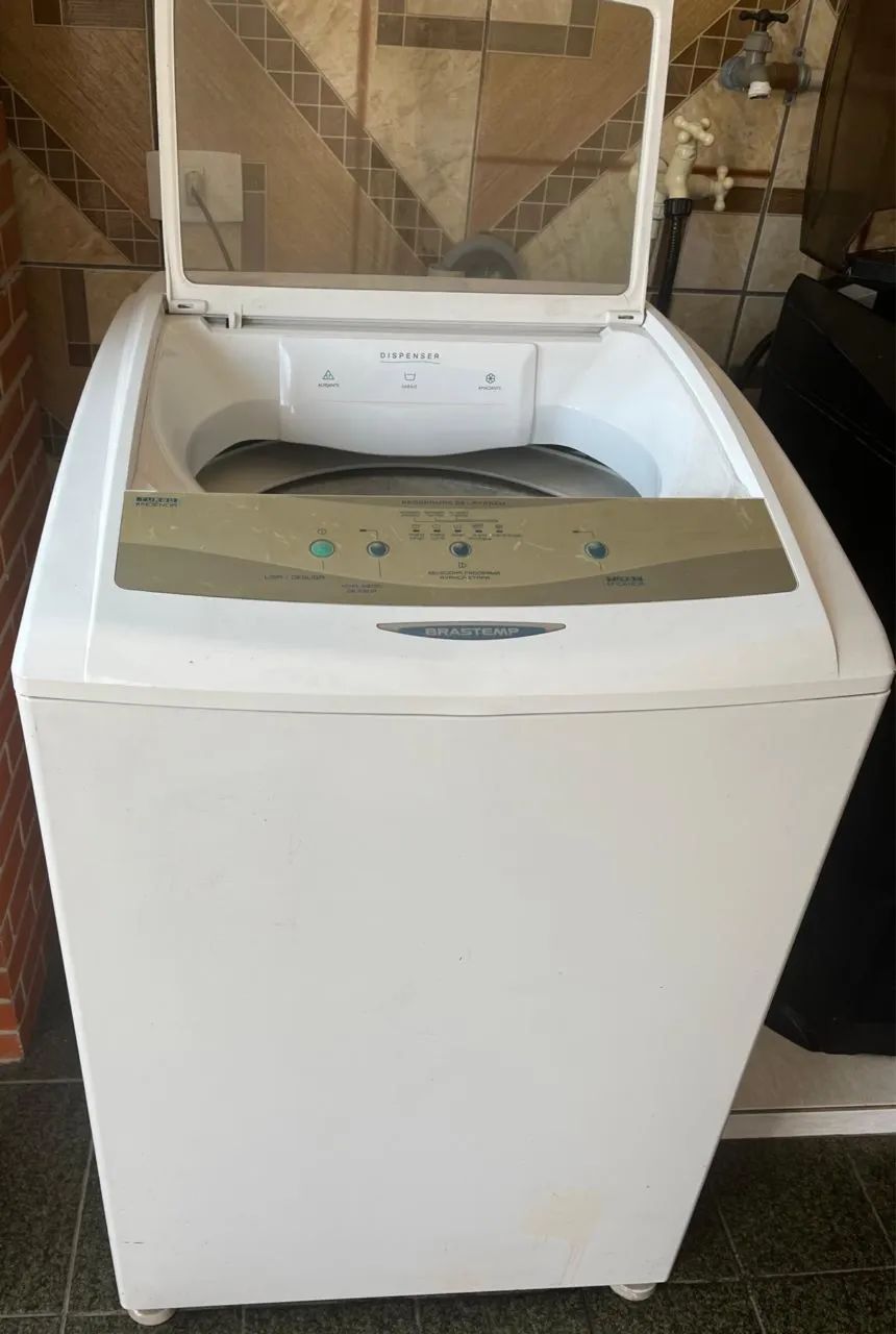 Máquina de Lavar Brastemp 8kg - Funcionando Perfeitamente 127V Branca