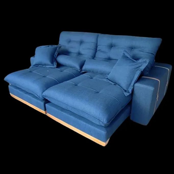 SOFÁ 2.5 METROS COM MOLAS ENSACADAS ALTO PADRÃO DE CONFORTO E DURABILIDADE!! UWUTYT - Foto 2