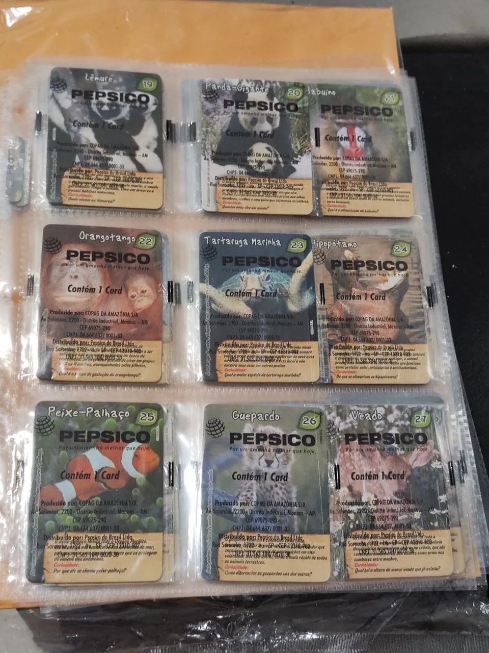 Elma chips animais em extinção completa e rara - Foto 3