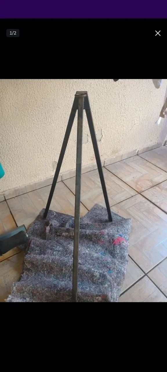 Suporte para saco de boxe