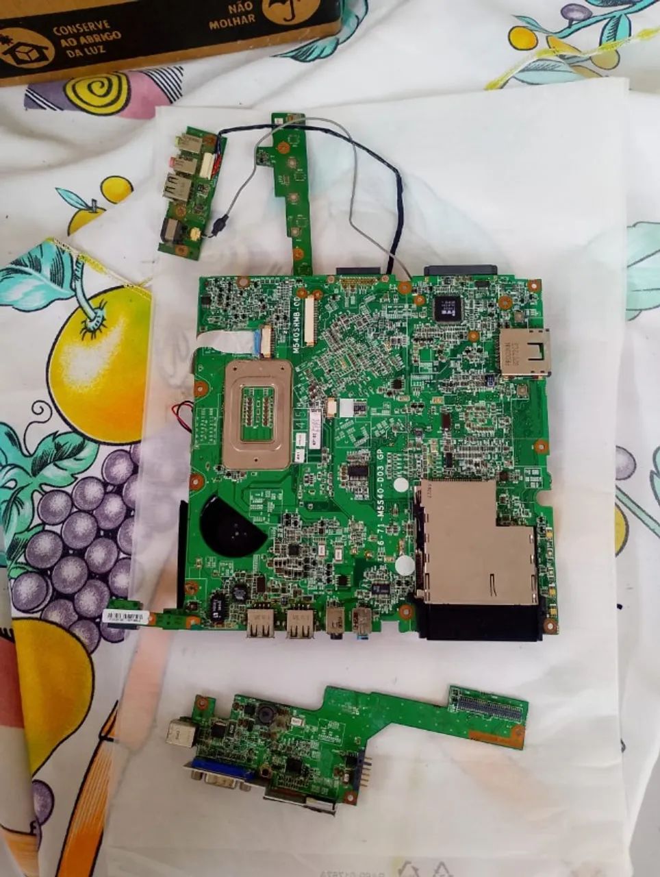 Placa Mãe Notebook M540SR Positivo - usada no estado - Foto 3