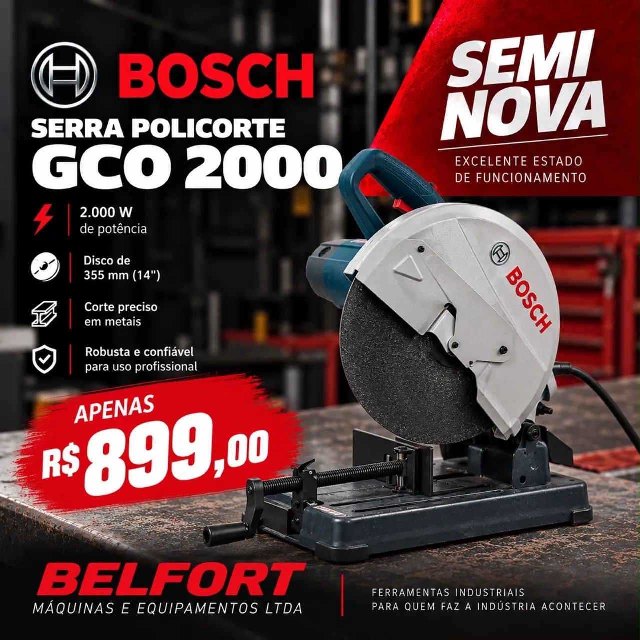 SERRA POLICORTE BOSCH GCO 2000