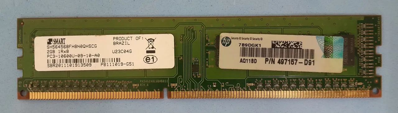 Memória 2Gb DDR3 Samsung 