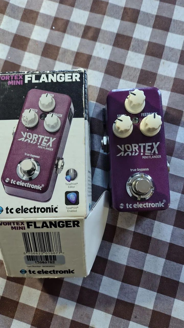 Pedal Tc Eletronic Vortex mini Flanger - Foto 4