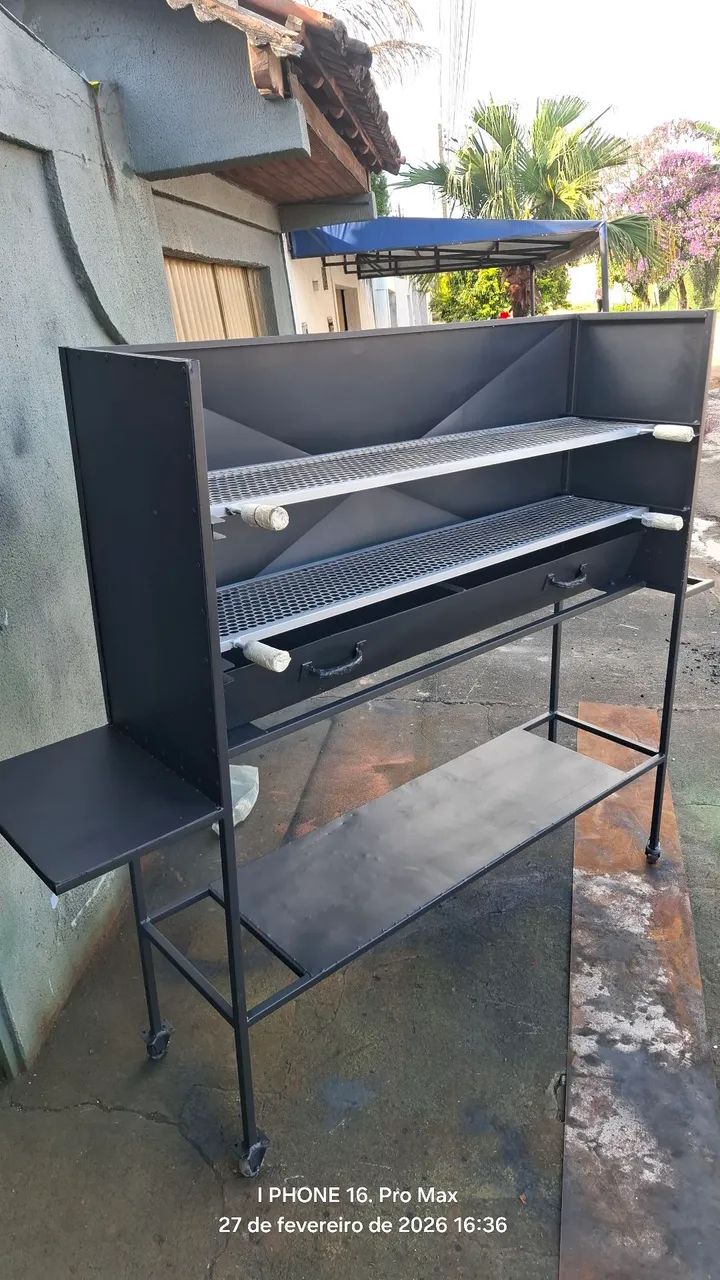 Churrasqueira para espetinho com 160 de comprimento  - Foto 6