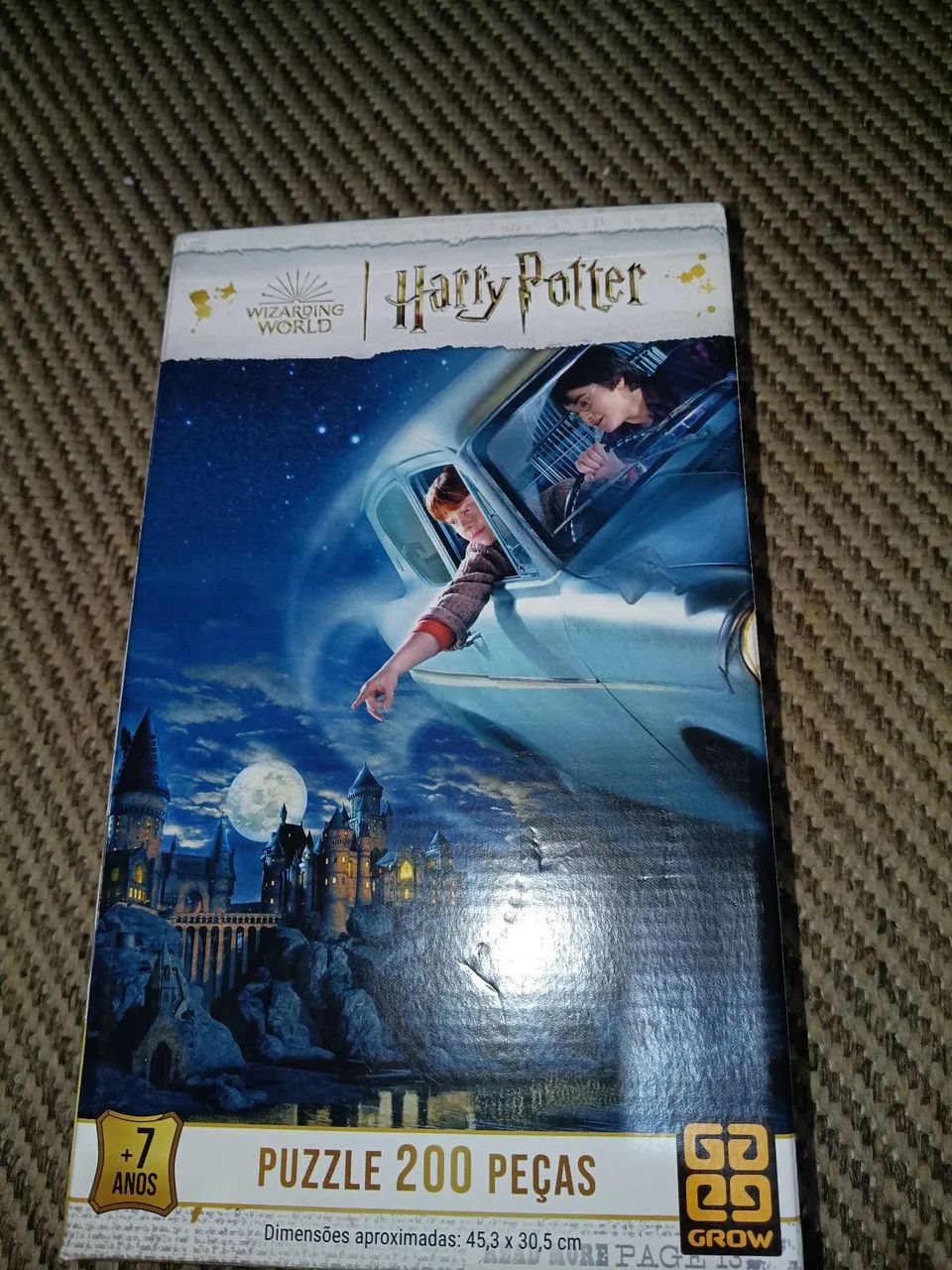 Quebra cabeça com 200 peças Harry Potter 