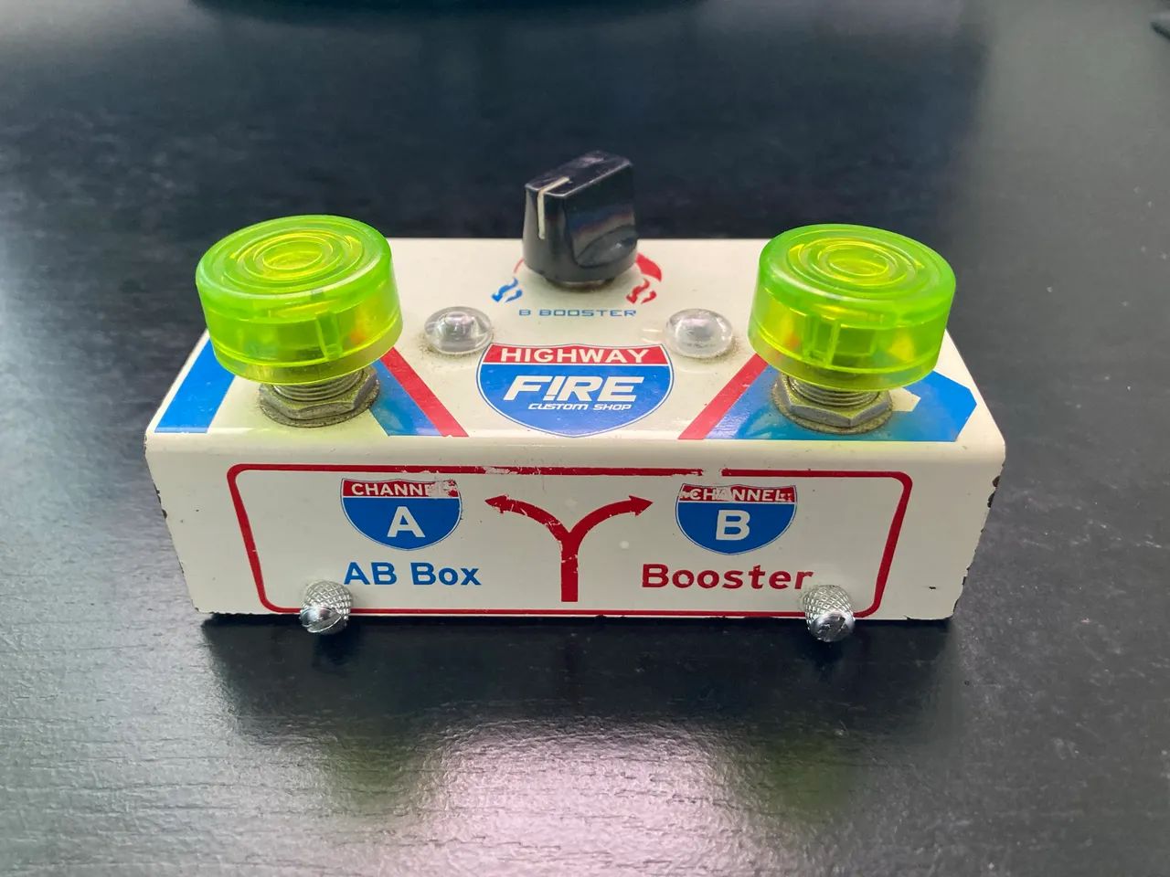 Pedal de baixo e guitarra AB Booster Highway Fire - Foto 2
