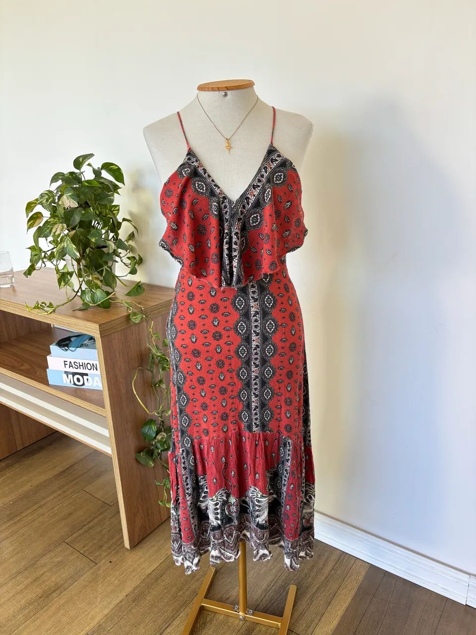Vestido mídi farm  - Foto 3