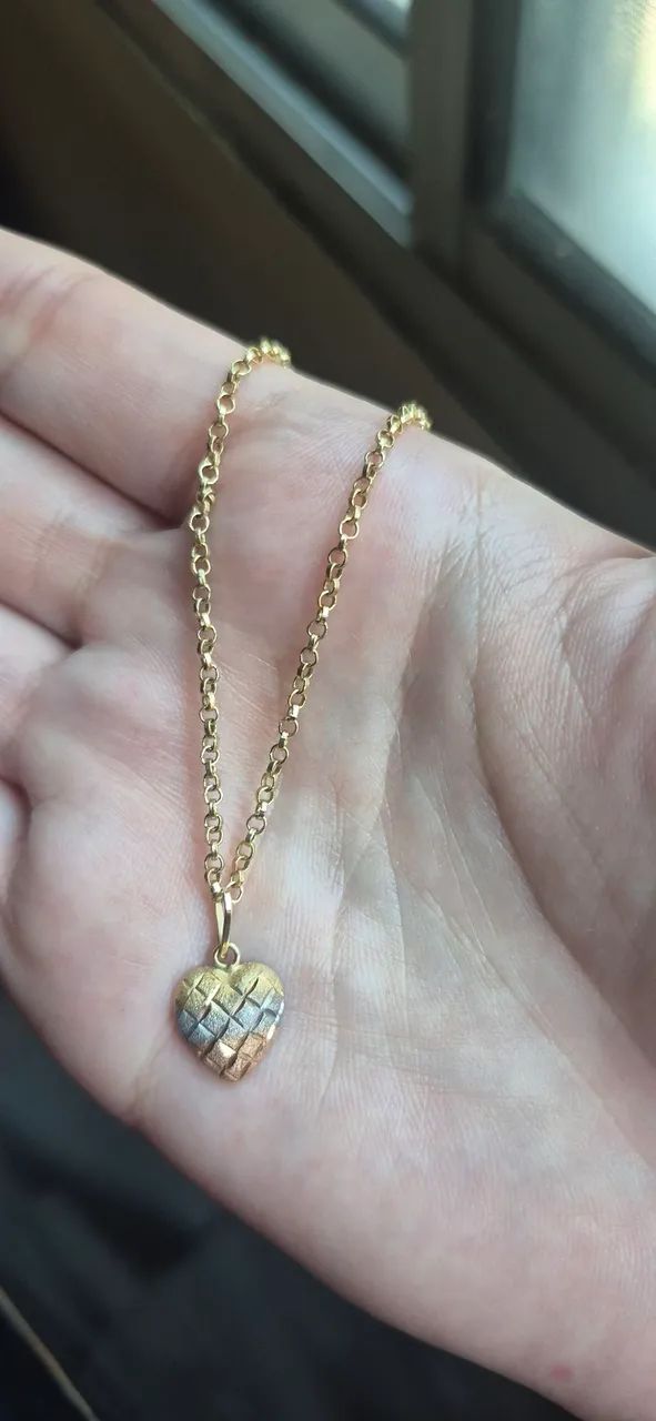 Colar ouro 18k elo portugues 