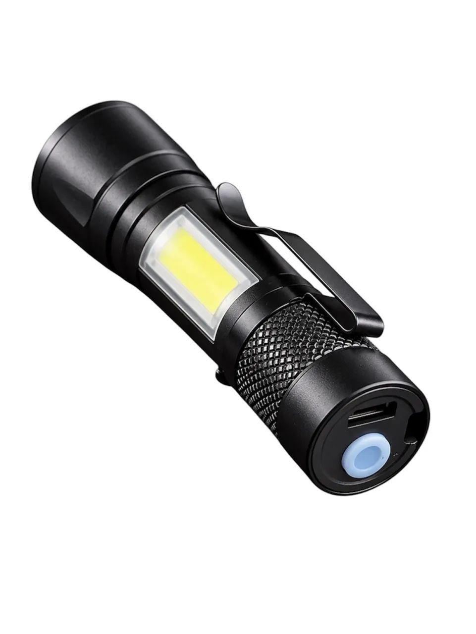 LANTERNA LED COM LUZ LATERAL COB - Foto 3
