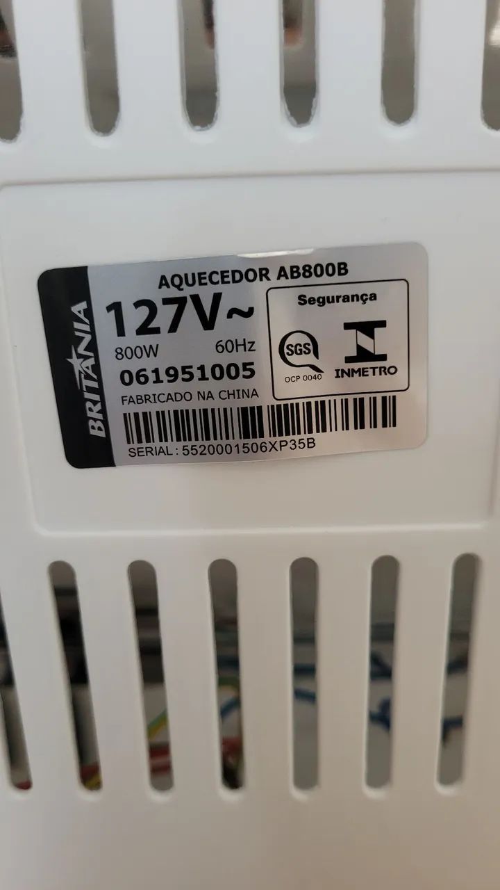 Aquecedor elétrico Britânia 110v - Foto 4