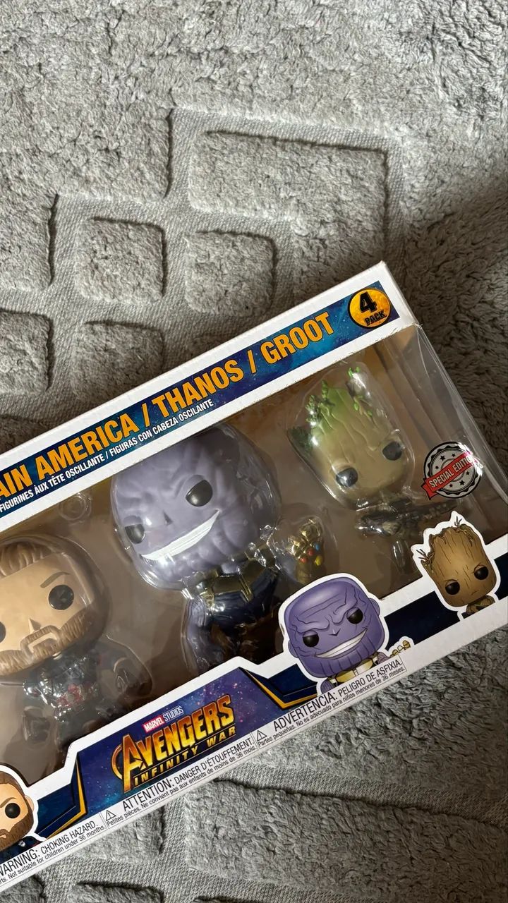 Funko Pop Marvel Avengers/4 Pack Edição Especial - Foto 3
