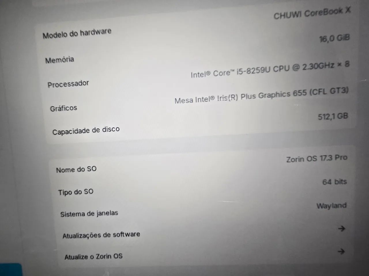 Vendo Notebook CHUWI CoreBook X - Foto 5