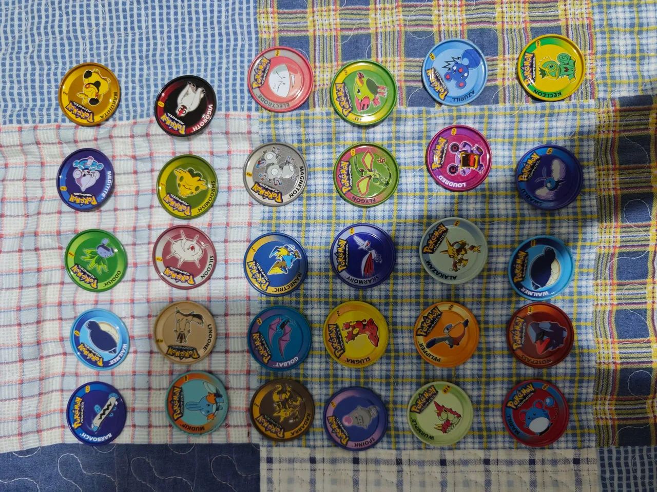 LOTE COM 185 TAZOS POKÉMON ADVANCED - PANINI 2004 - Foto 2