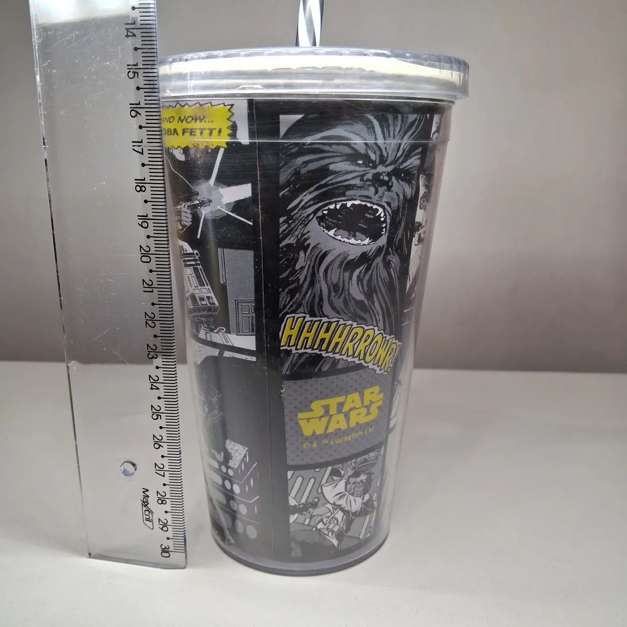 Star Wars - Copo Original Colecionavel Com Canudo da Imaginarium - Foto 2