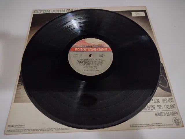 LP Vinil Elton John Leather Jackets 1986 - Foto 2