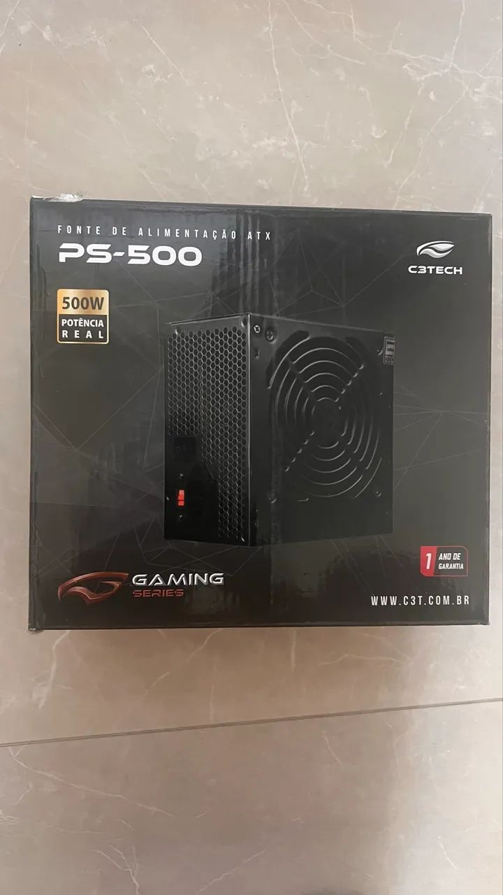 Fonte 500W nunca usada