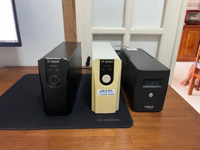 No breaks, 120v e 220v. Intelbras e TS SHARA.