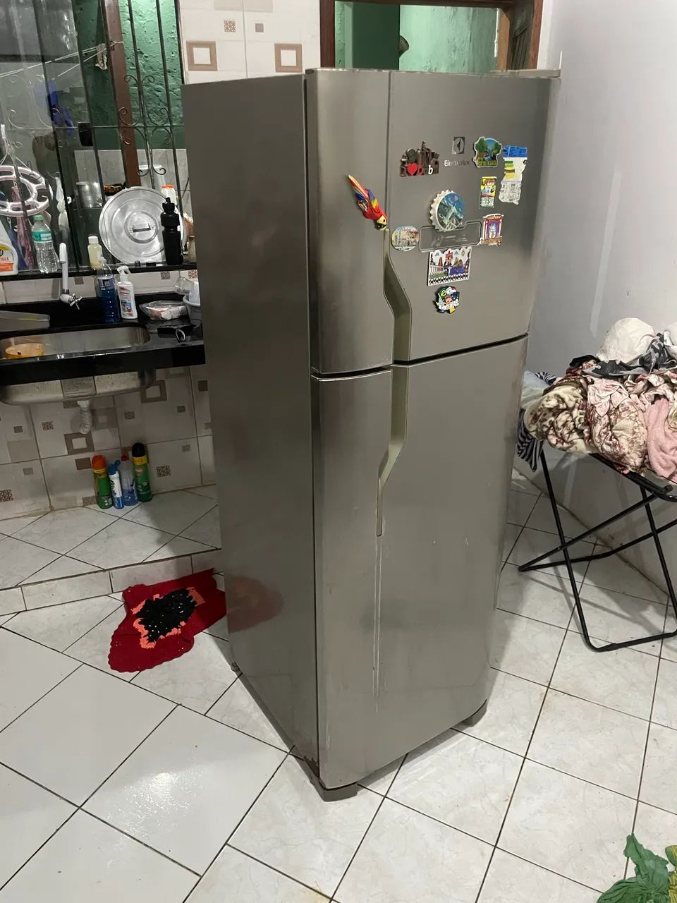 Geladeira com defeito 
