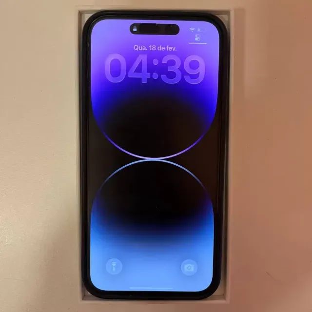 Iphone 14 Pro Max - 128Gb - 85% Bat - Roxo - Caixa e Capa
