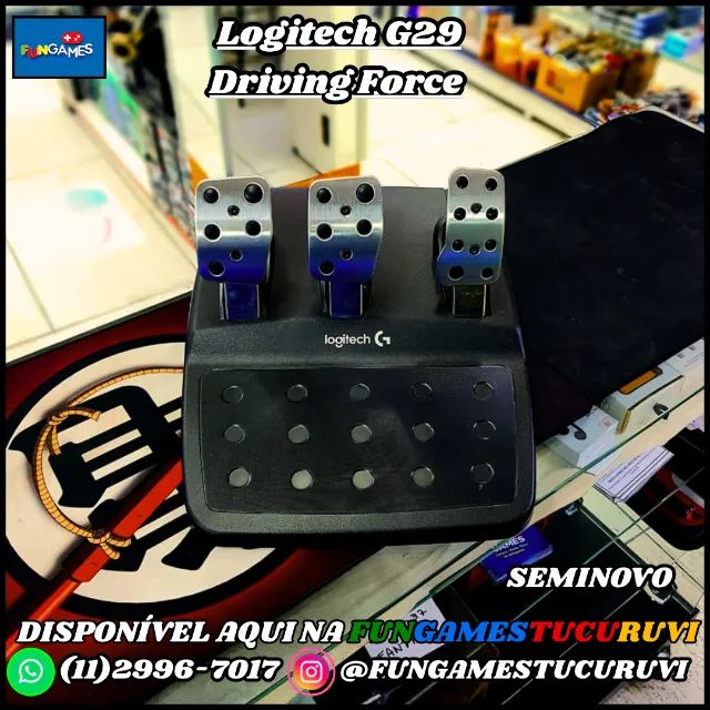  Logitech G29 Driving Force - Seminovo - Foto 4