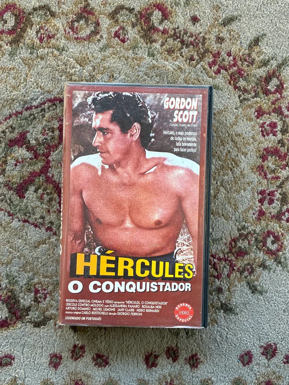 Vhs filme Hércules o conquistador 