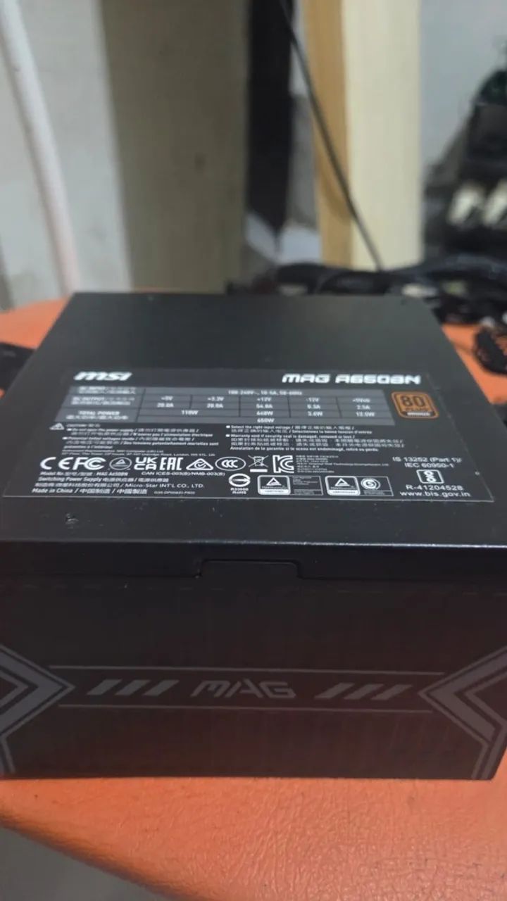 Fonte MSI 650