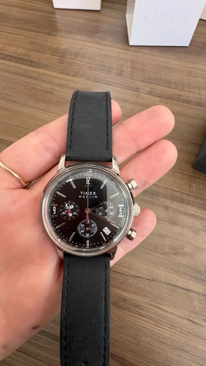 Relógio Timex Marlin x Peanuts Joe Cool - Referência TW2Y48500