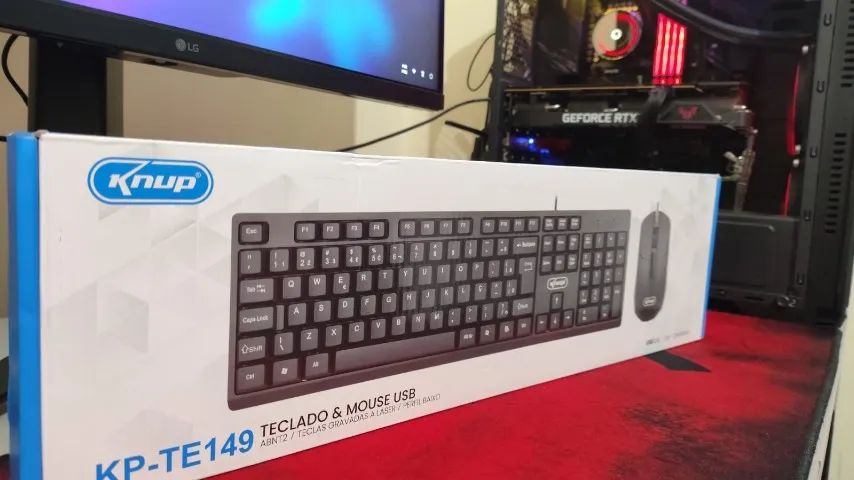 Kit Teclado e Mouse Knup Escritorio Kp-Te149 - Foto 2