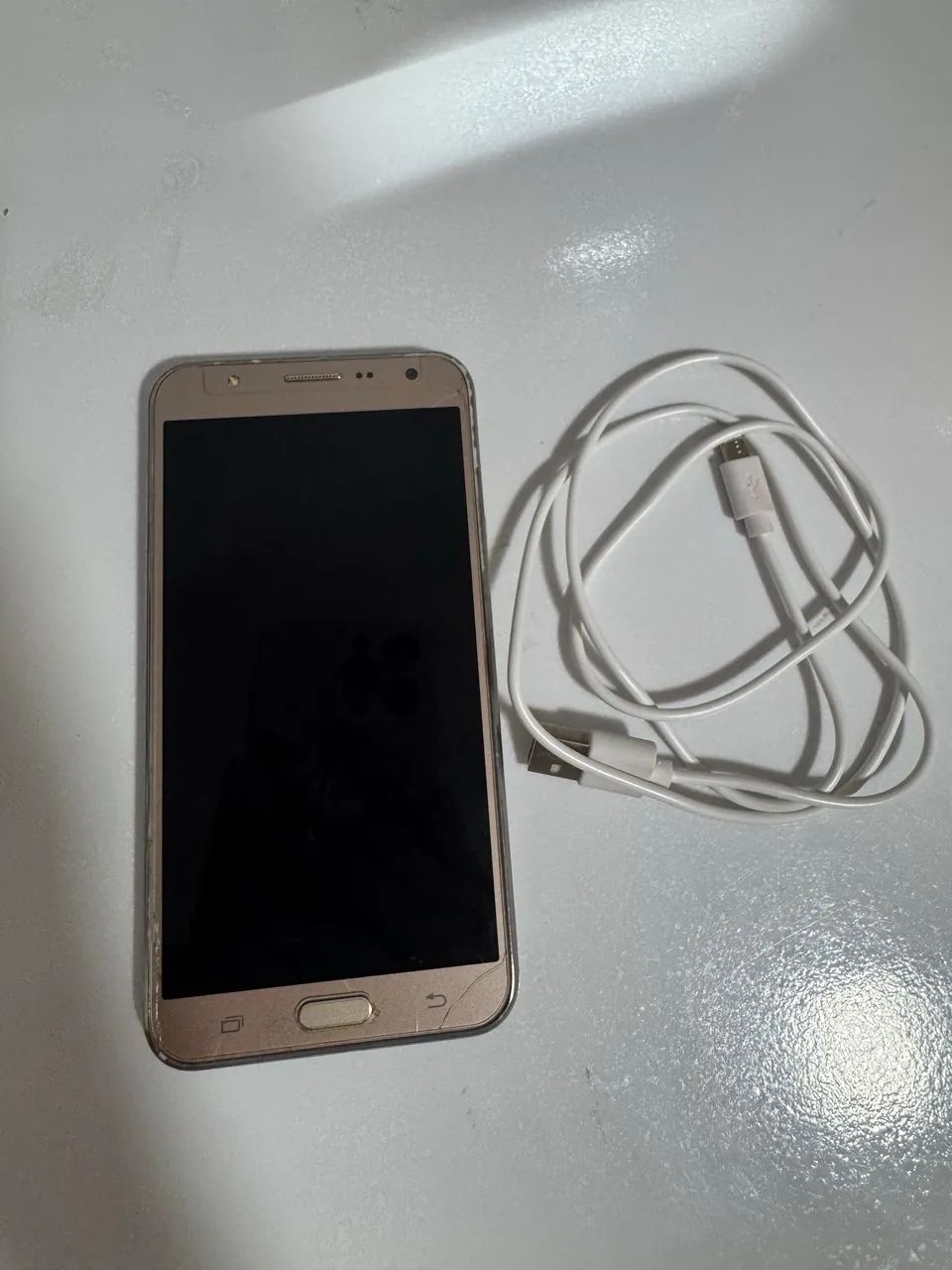 Galaxy J7 Duos dourado 