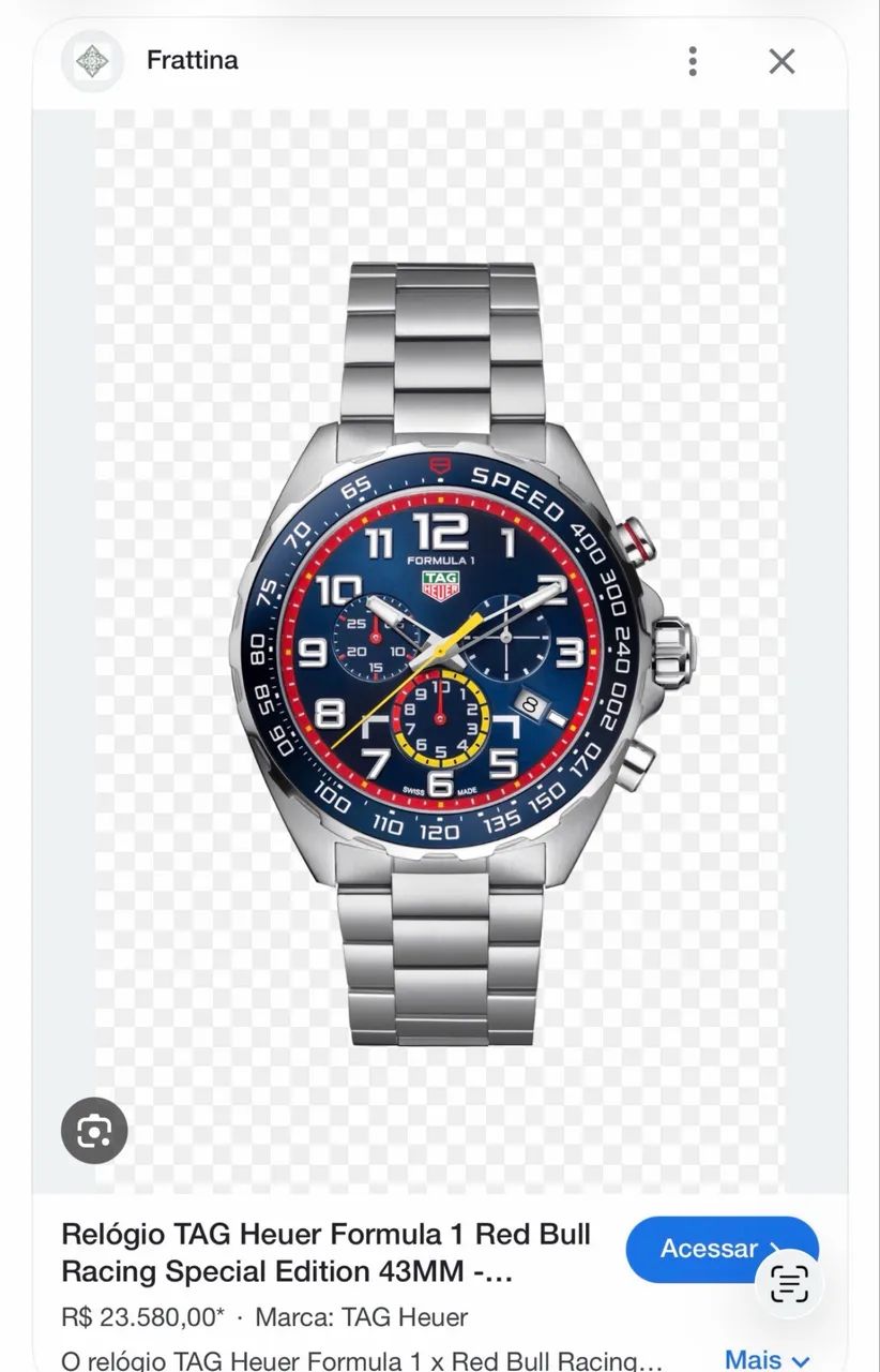 Relógio Tag Heuer RedBull
