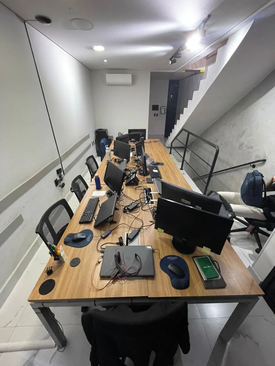 Estação de trabalho / Mesa compartilhada 
