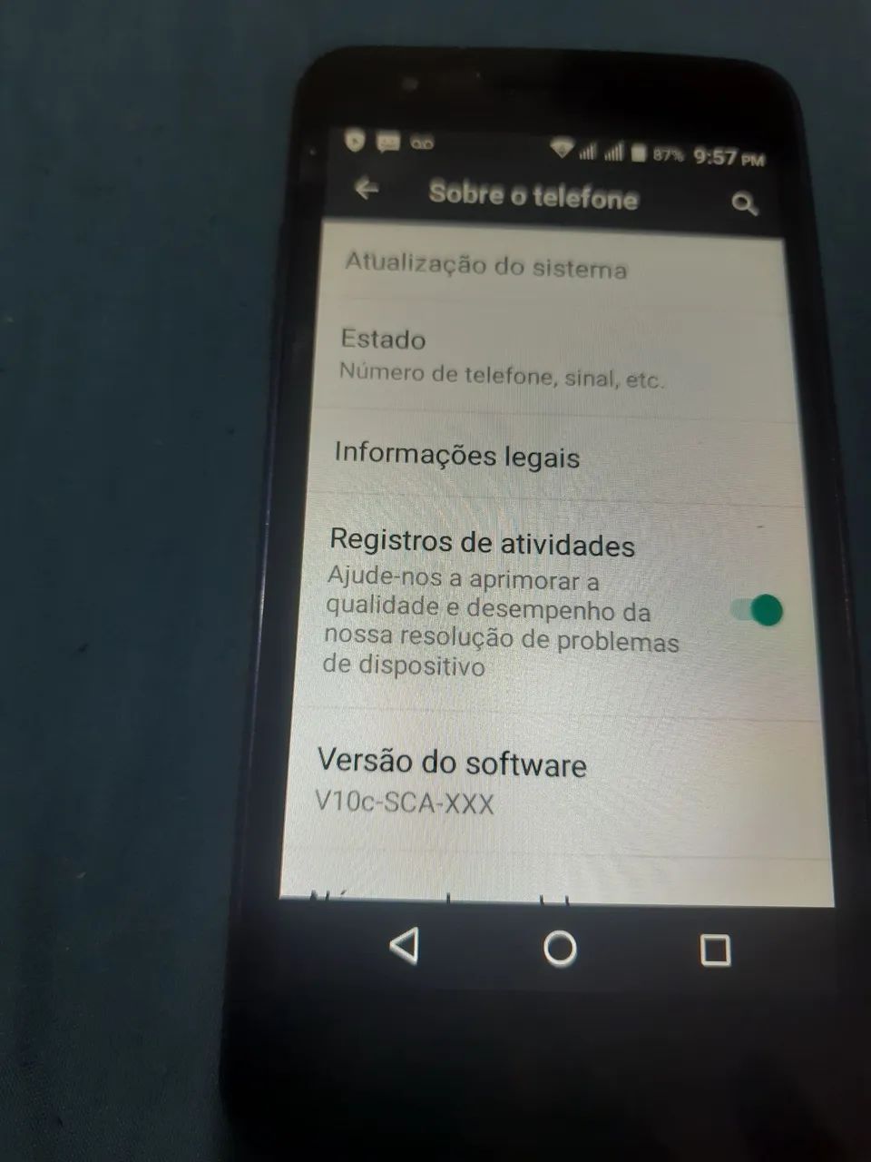 Smartphone lg k4 2017 x230 8gb 1 de ram usado - Foto 2