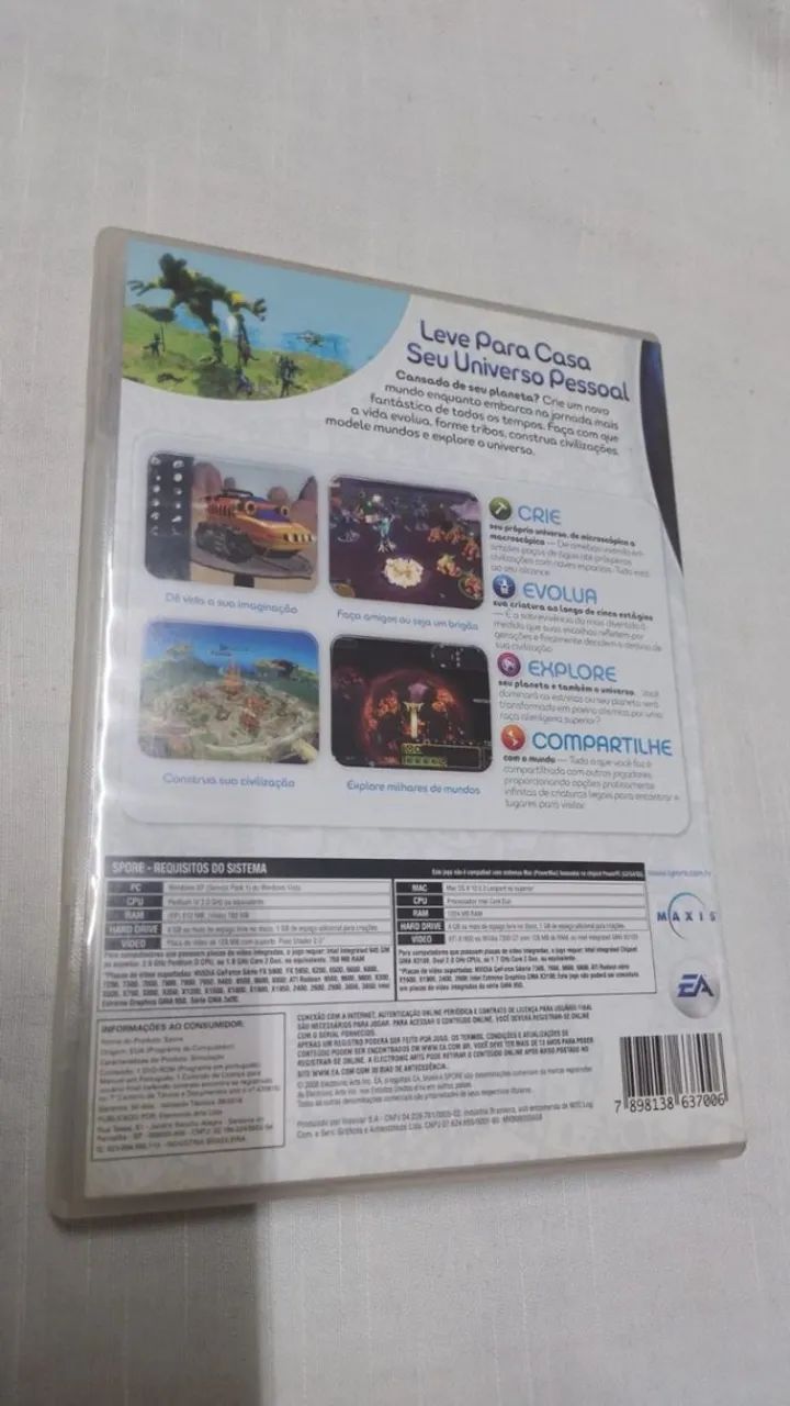  Jogo De PC/Mac Spore ( 20556 ) - Foto 2