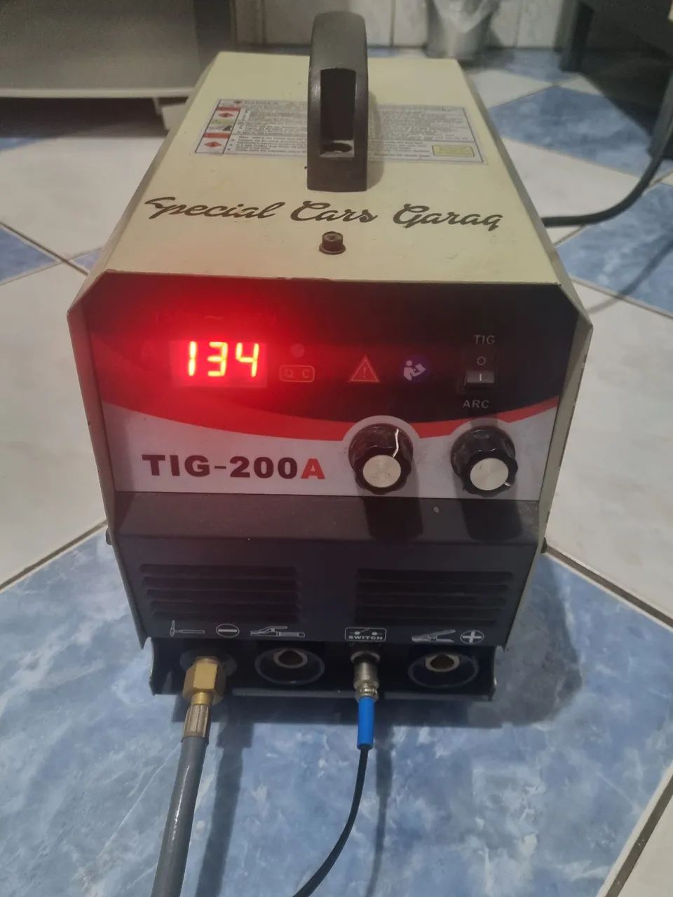 MAQUINA TIG 200A - QUALIDADE 10 - Marca Cig - Zerada - tocha alta frequência - NACIONAL