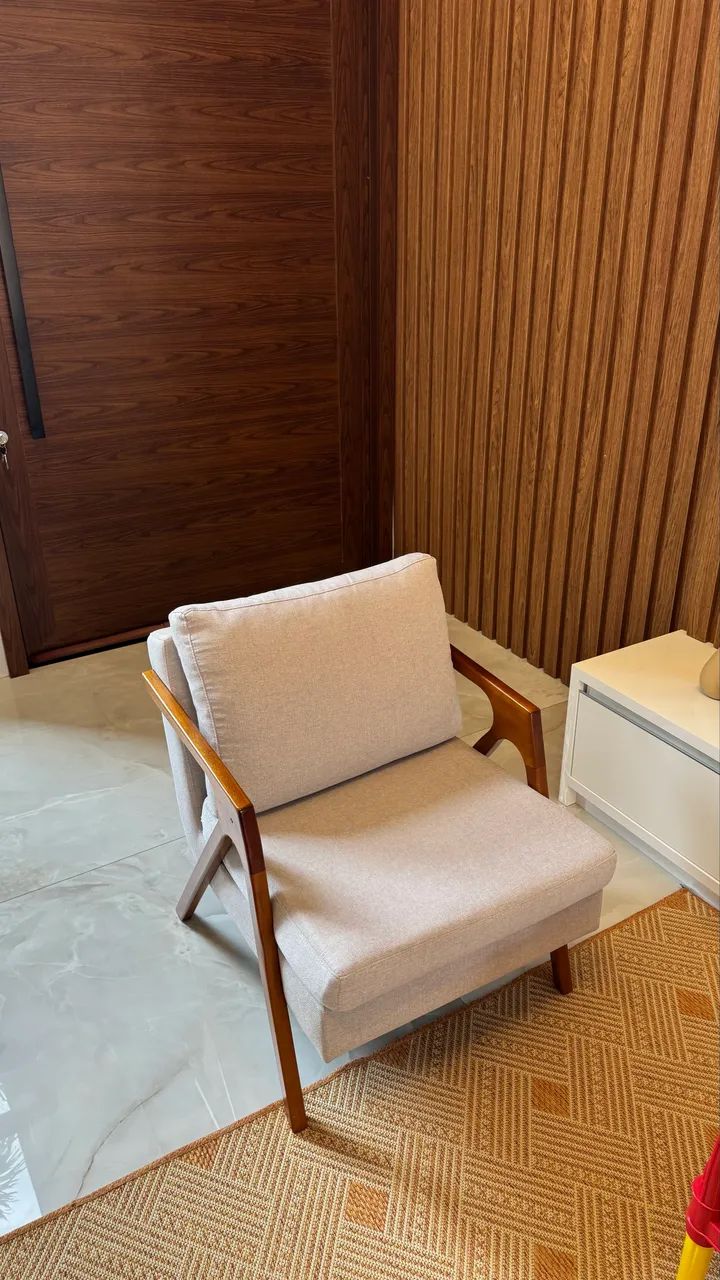 Sofá em linho + 2 poltronas  - Foto 4