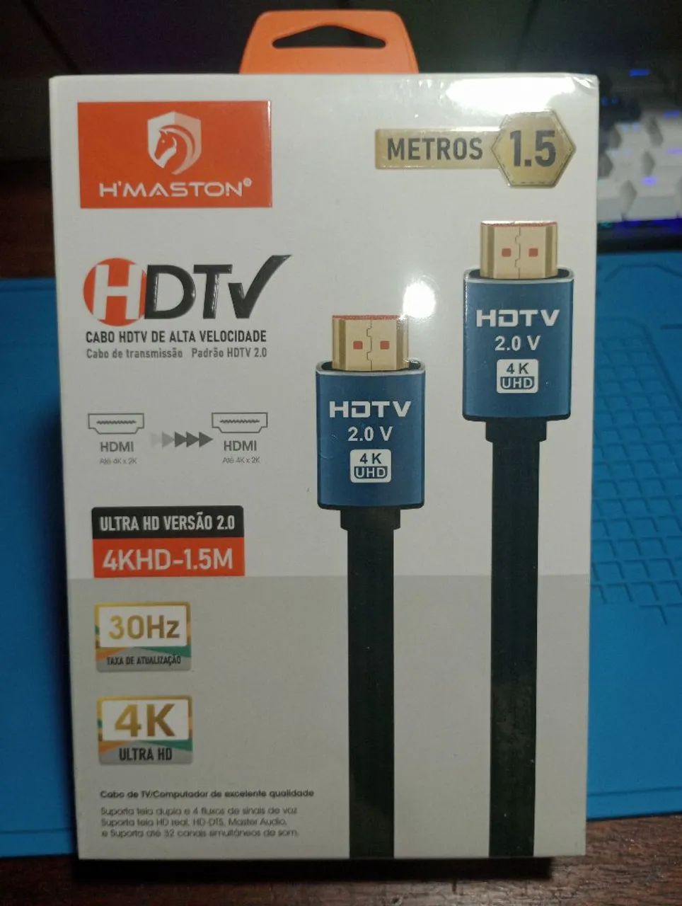 Cabo HDMI 4K H'MASTON 1.5M