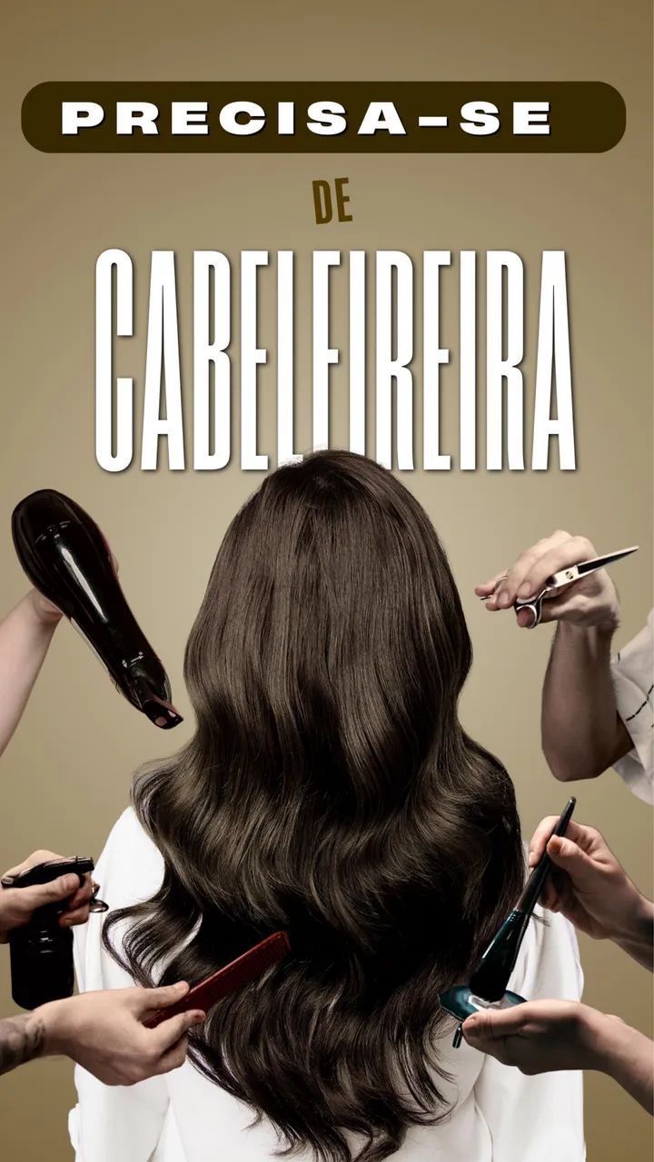 Precisamos de cabeleireira 